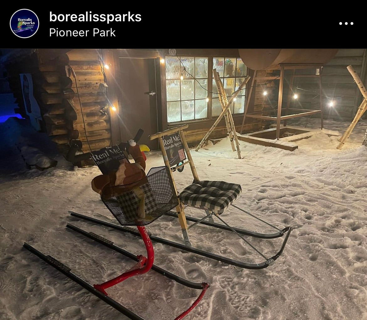 Fairbanks Borealis Sparks & Kicksled Rentals Kicksled Alaska