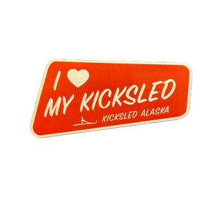 I ❤️ My Kicksled Sticker
