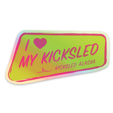 Load image into Gallery viewer, I ❤️ My Kicksled Sticker