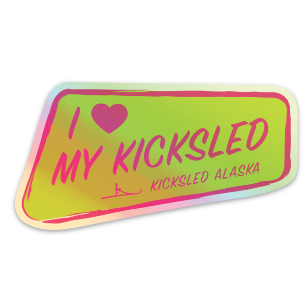 I ❤️ My Kicksled Sticker